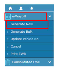 Generate an E-Way Bill through Web Portal